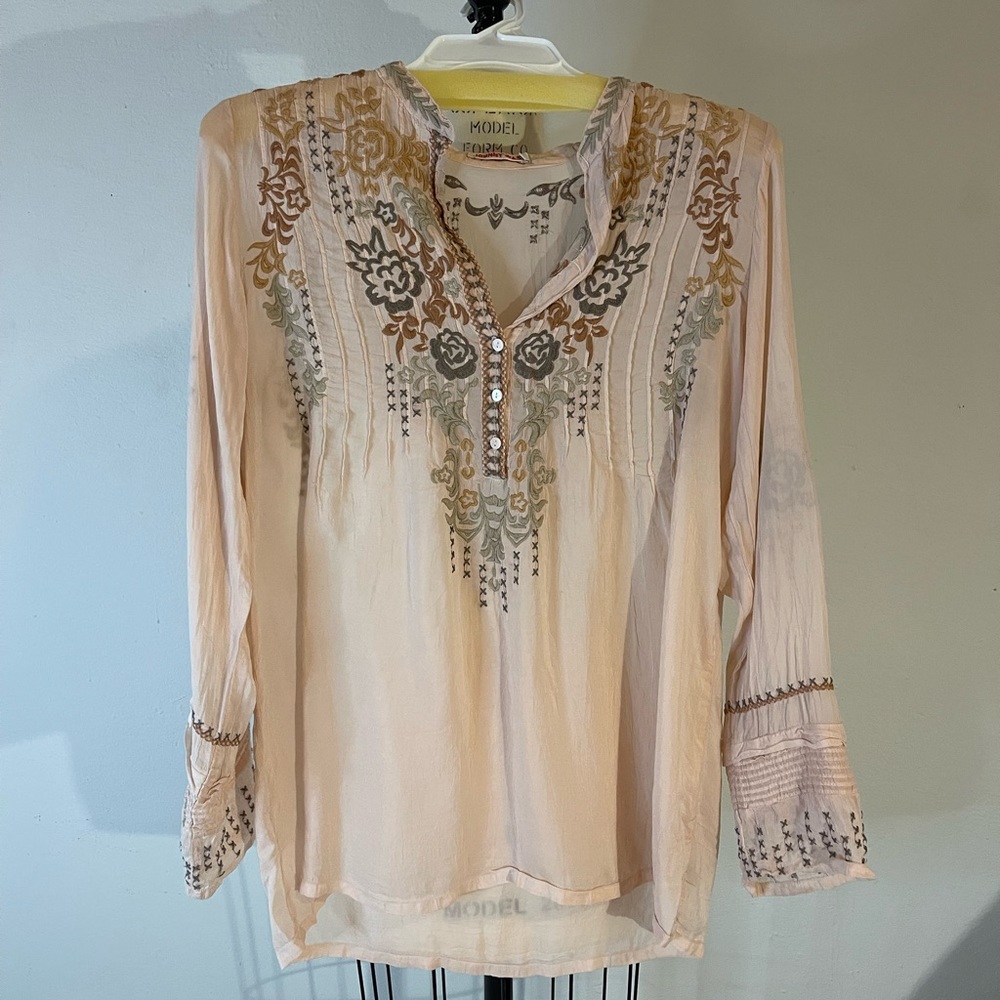Johnny Was Embroidered Tunic - Picture 8 of 8